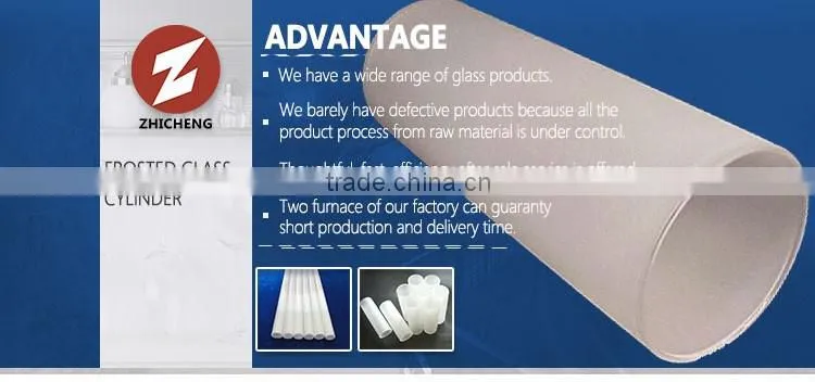 white clear acid proof borosilicate glass tubes