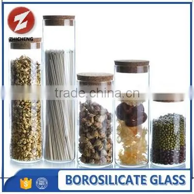 large and thick food glass tube