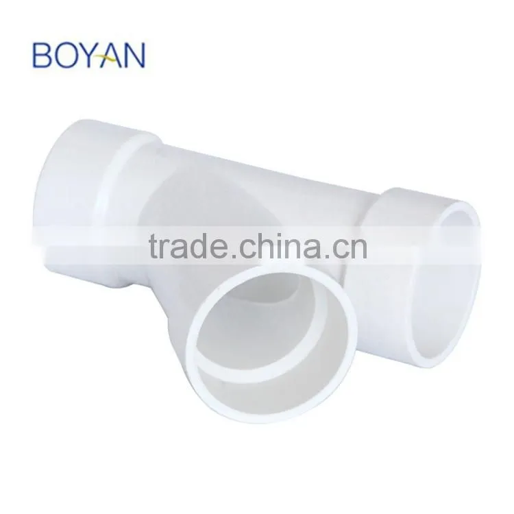Drainage products PVC DWV Fitting ASTM D2665 Y Tee