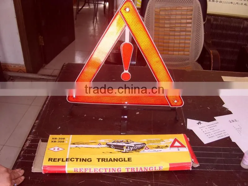 flashing Warning triangle