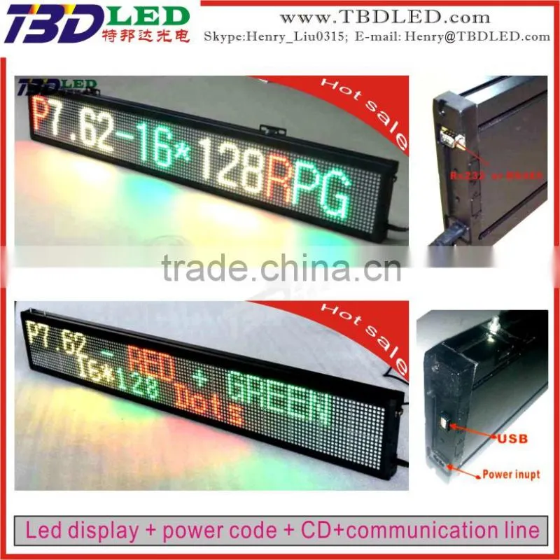 Best image programmable 16 dots full color led sign board