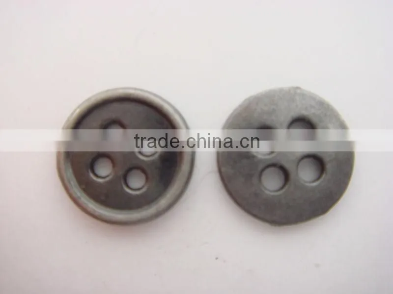 9mm cheap popular china mainland metal alloy 4 holes button