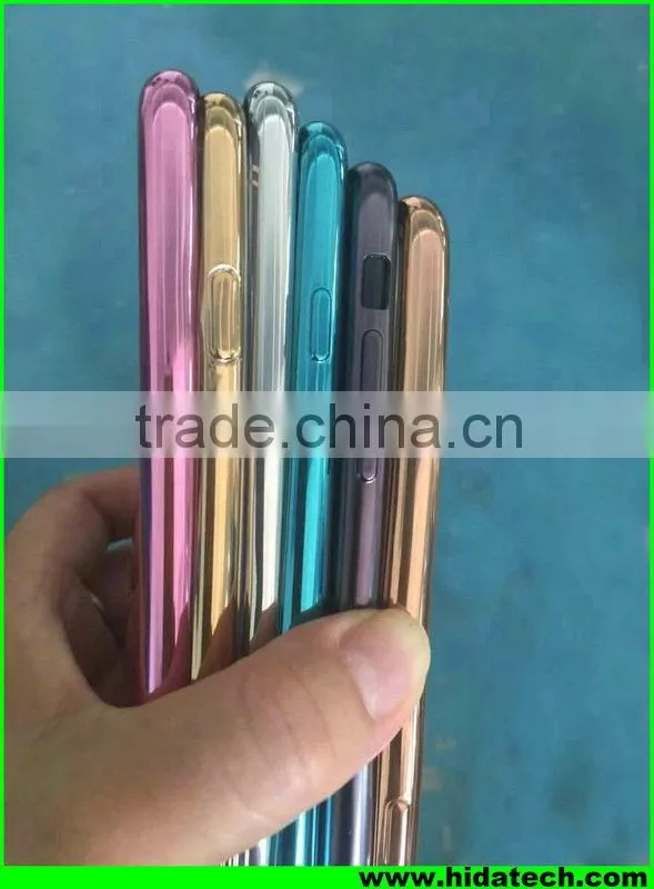 Bling colorful electroplating mobile phone cases for iphone 6 plus chrome case