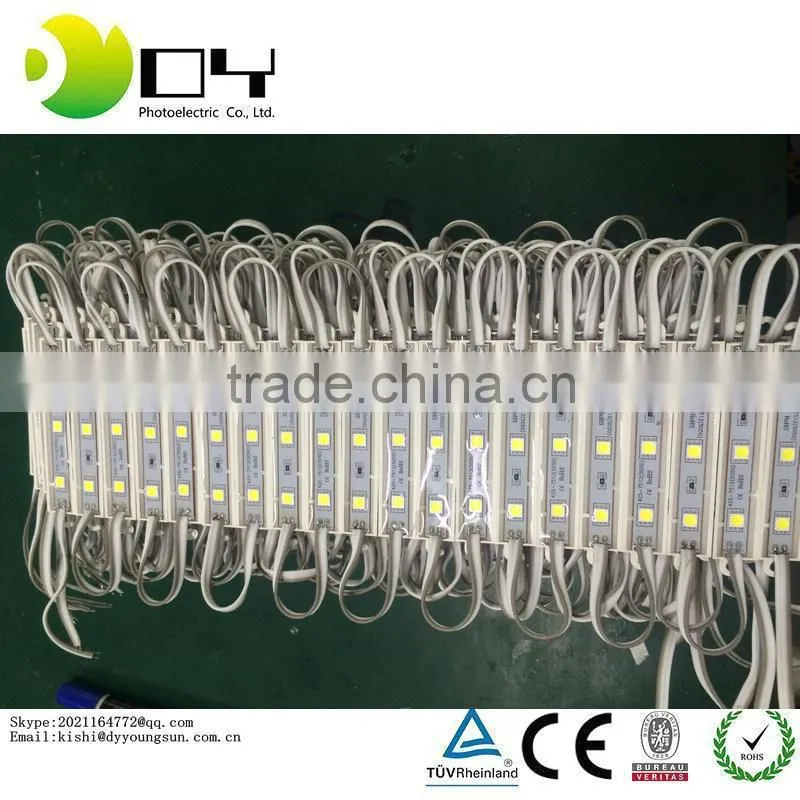 0.7W 3leds SMD 5730 Led Modules RGB Led Pixel Modules Waterproof 12V Backlights Channer Letter WW R G B Y