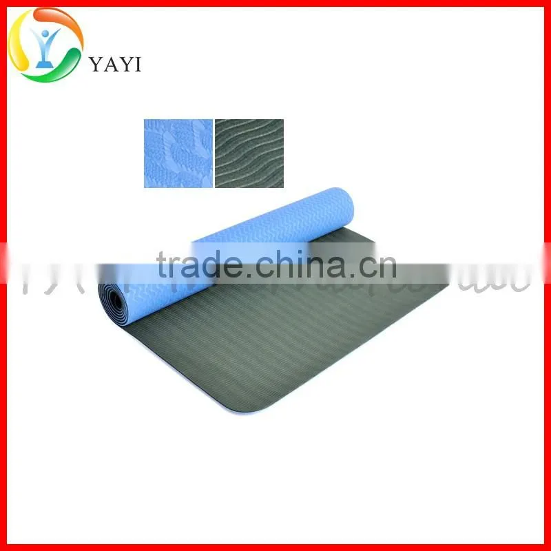 High Density Gym Fitness Training Durable Exercise TPE Yoga Mat