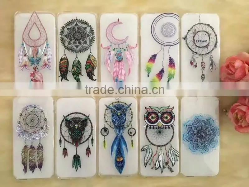 TPU Printed Thin Soft Silicon Rubber Case Skin Cover For iPhone 6S/6/5S/5 6 Plus