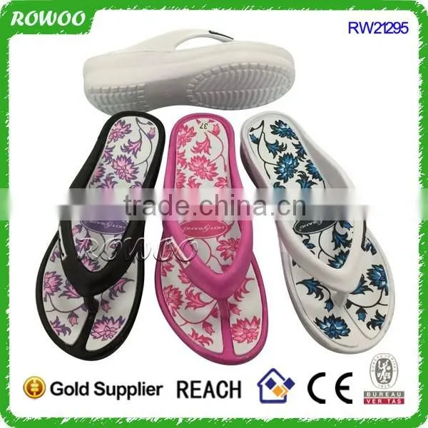 2016 new style eva non-slip slipper men indoor flip flop