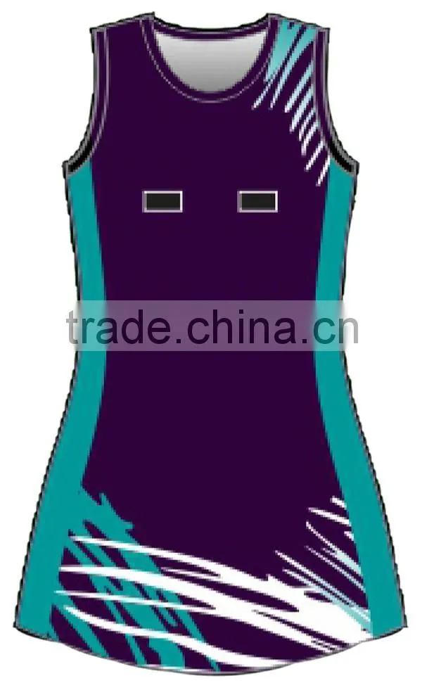 New arrival style sublimation netball dress