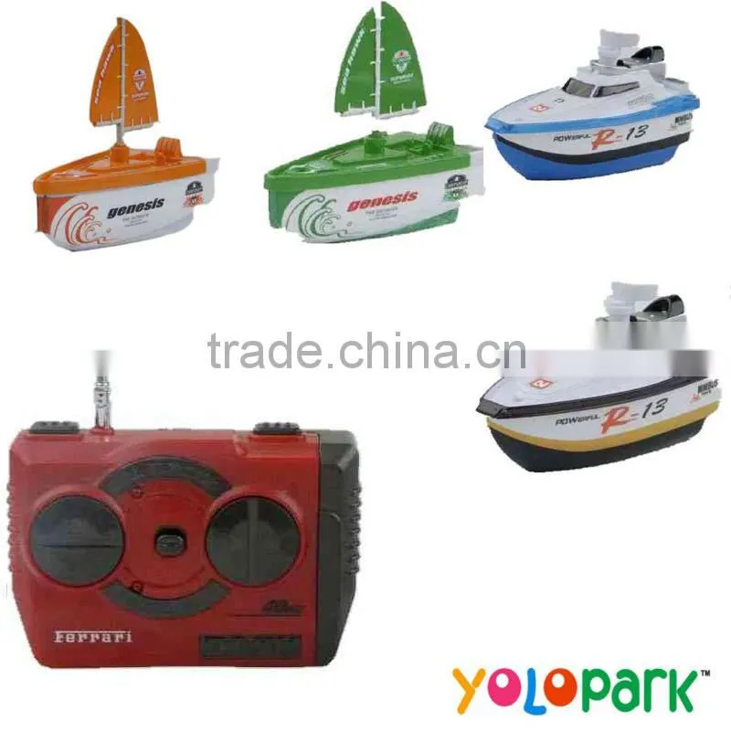 Radio Controlled Racing Kid Toys Boat, Kids R/C Toy, plastic toy boats