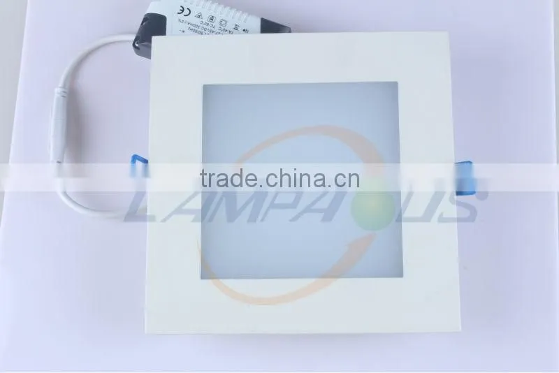 high quality products high lumen 3w 6w 12w 18w square/round led panel light ceiling board
