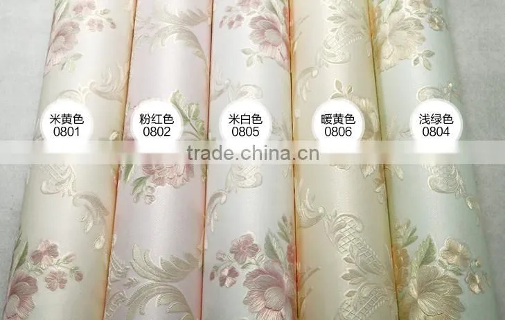 cheap decoration hotel wallpaper cabinet wallpaper