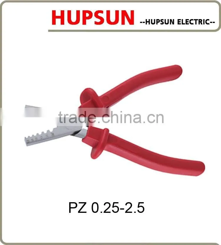 PZ0.25-2.5 Germany style crimping piler for termi