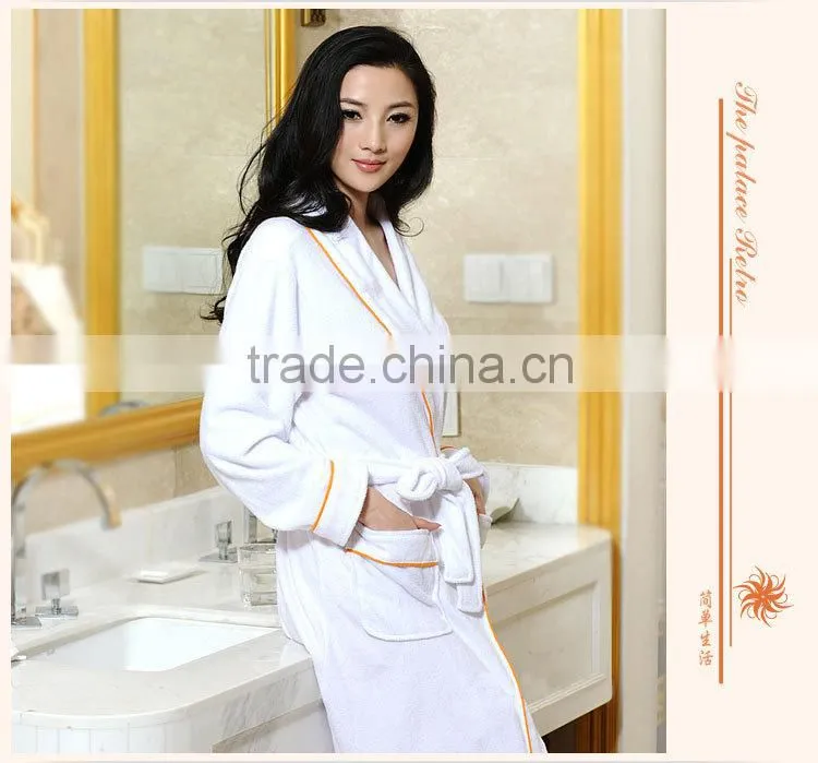 SOFT high quality Hotel terry cotton bathrobe