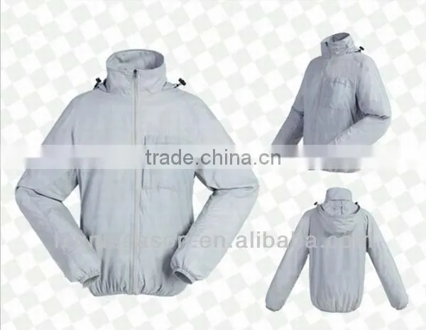 Foldable windbreaker jacket with bag CS211