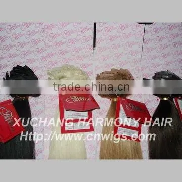 QUALITY REMY Mixed color clip on indian hair extensions