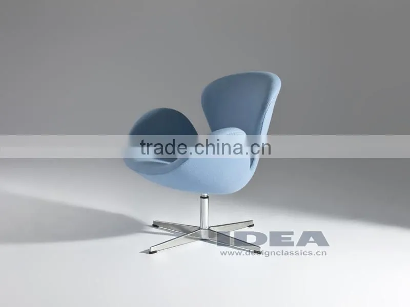 Replica Arne Jocabsen Swan Chair - Sky Blue fabric