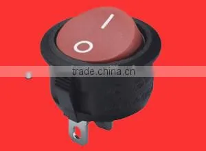Red button on off rocker switch