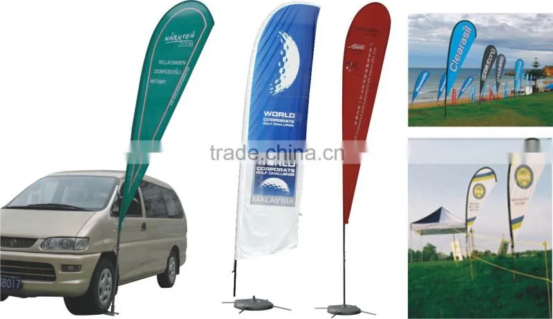 Advertising Promotional Aluminum Telescopic Flag Pole