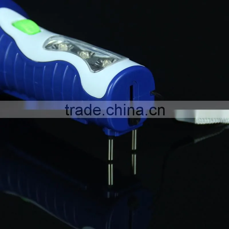 Solar Led Torch Flashlight Electronic Plastic Wth Inside Torch