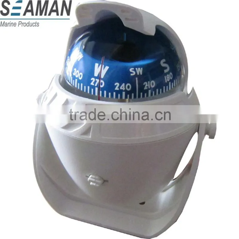 fully adjustable U-bracket mount 12V Illuminated Marine Compass