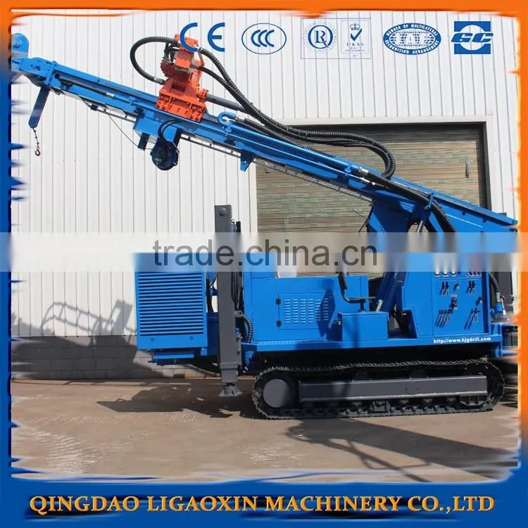 Cheap 500 m water well rig with high speed hydraulic system.