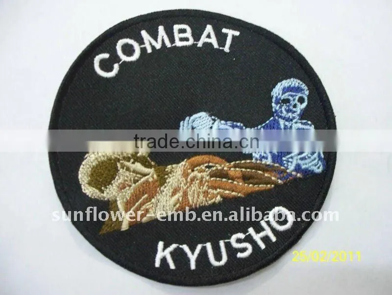 Embroidery sport patch