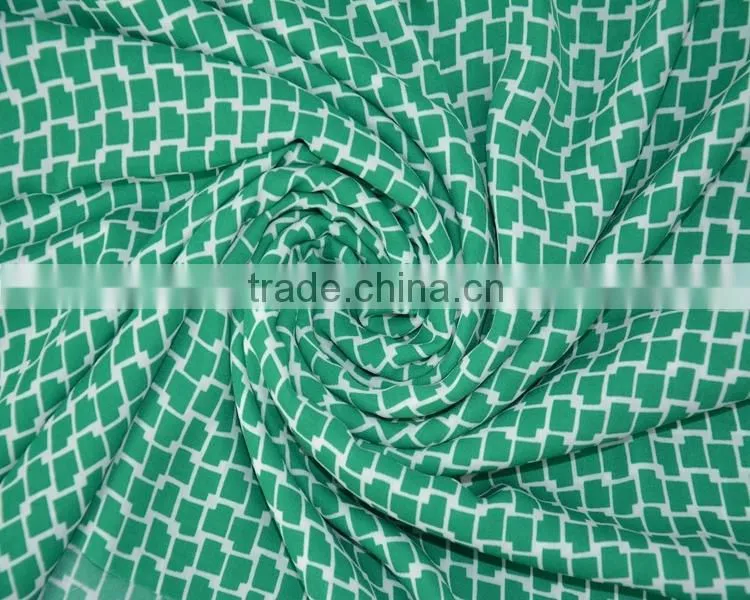 Jiufan Textile Woven Polyester Printed Georgette Spring Summer Fabric Supplier in Shaoxing