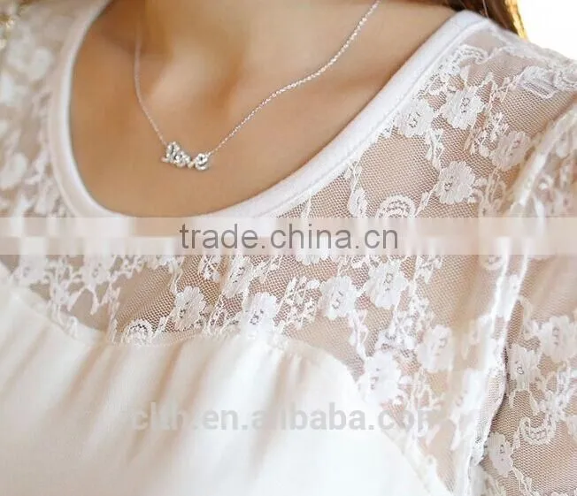 polyester knit lace fabric inelastic lace for underwear lady dresses