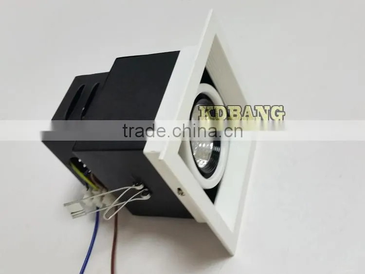 Recessed ceiling light 10w cob 4000k grille light led