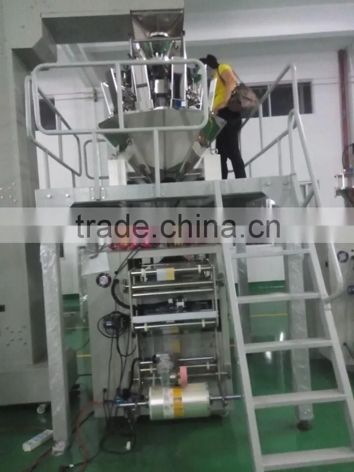 mixed fruit chips snack packing machine