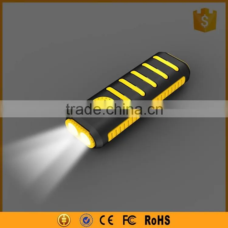 Fashionable 5600mah power bank speaker with strong led flashlight