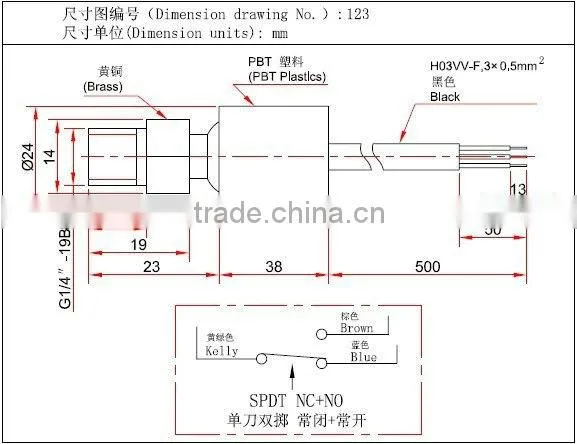 automatic pressure control switch for water pump