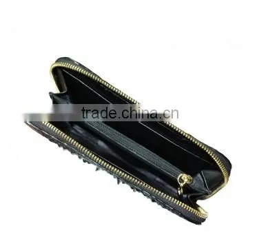 Crocodile leather wallet for women SWCRW-025