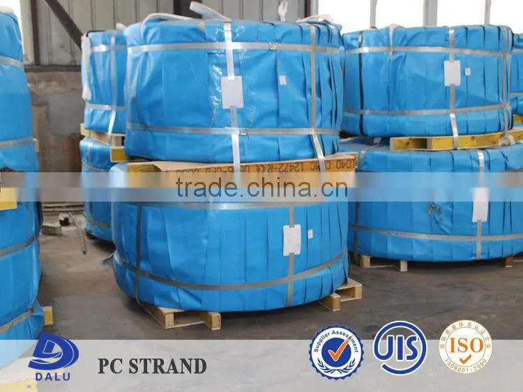 15.24mm Prestressed Concrete Unbounded PC Steel Strand