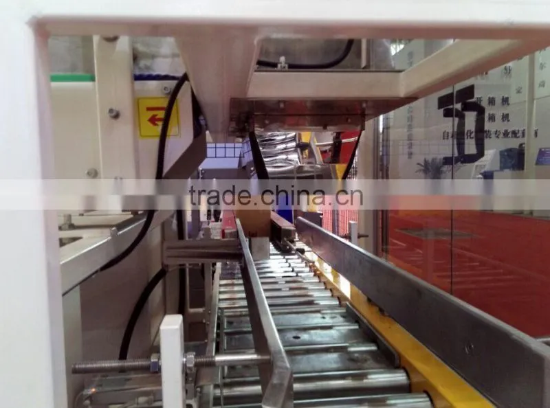 YK-ZX05 Full-automatical drop type case packer for beverage and mineral water bottle