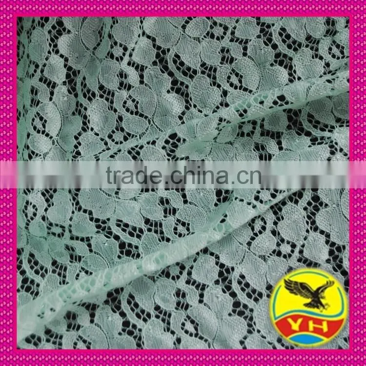 fashion soft elastic nylon lace fabric for lingerie ,bra