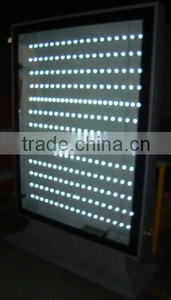 outdoor advertising city stand scrolling lightbox