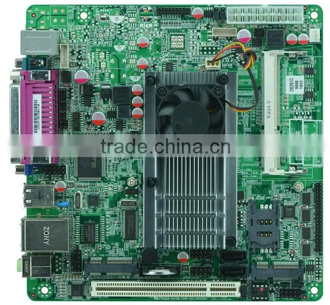 Intel atom D525 motherboard x86 mini itx atom motherboard D525 6*COM ITX-M58_A56 VER:1.1A