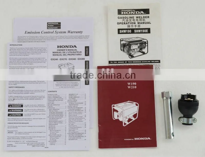 DC welding generator with SINCRO alternator EW220DC