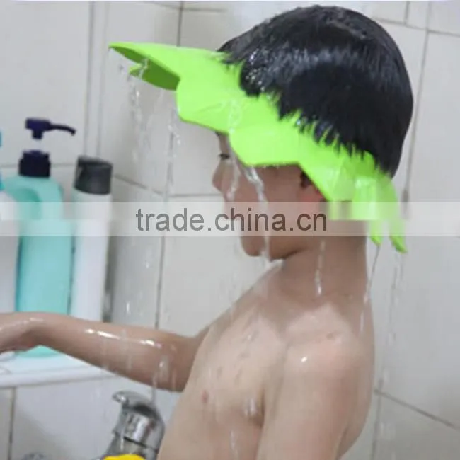 Multi shape option baby shampoo hat shampoo shield cap baby shower cap