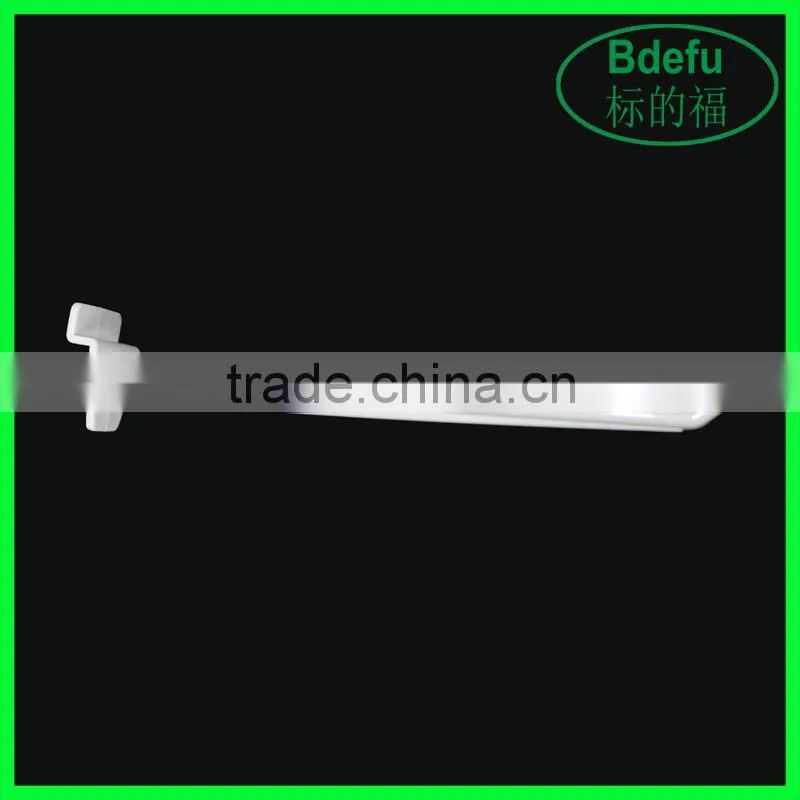 Wholesale Colorful slatwall clear plastic hanger hooks for debris