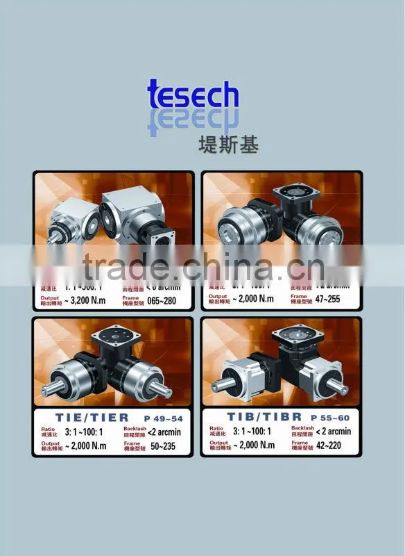 In-line Plantary Gearbox for Servo motors