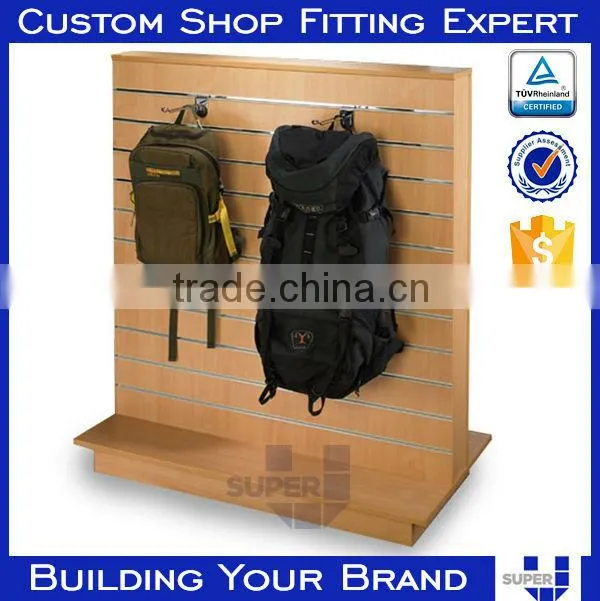 point of sale snack hanging display wine rack supermarket