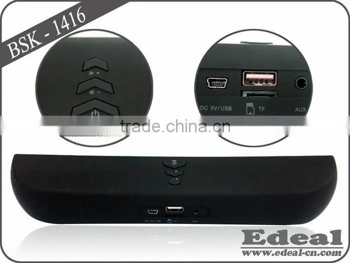 Portable active subwoofer bluetooth speaker / music player