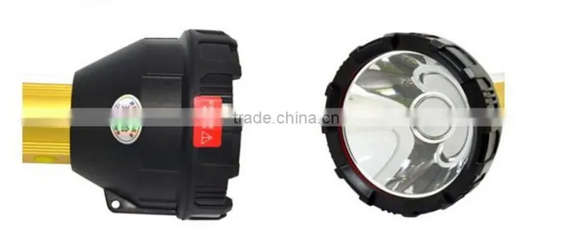 A-OK Rechargeable 10W Led+12 White Led+Blue Red Led multifunction car working emergency flashlight
