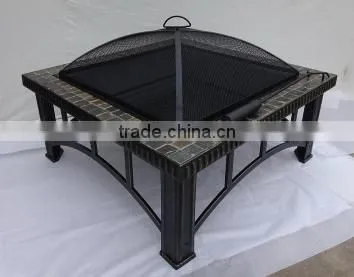 square ceramic fire pit bowl outdoor