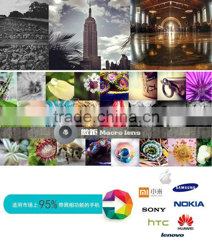 China supplier universal clip 3 in 1 lens fisheye wide angle macro mobile phone lens