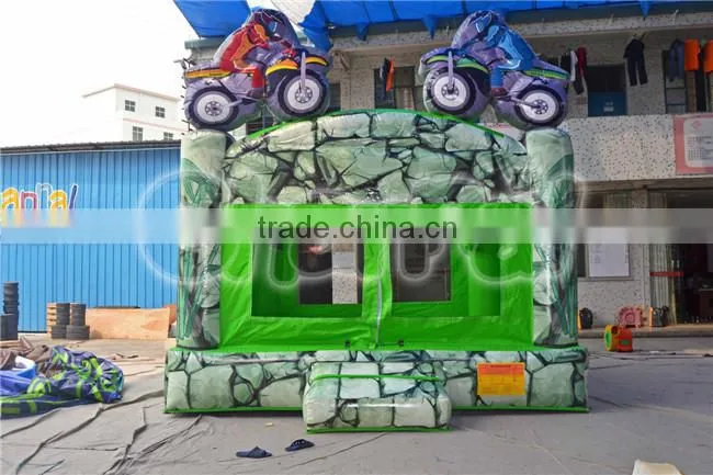 2016 New Design Best quality inflatable motorcycle bouncers,inflatable house,jumping castle
