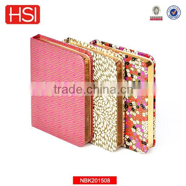 new products 2016 Hot stamping notebook