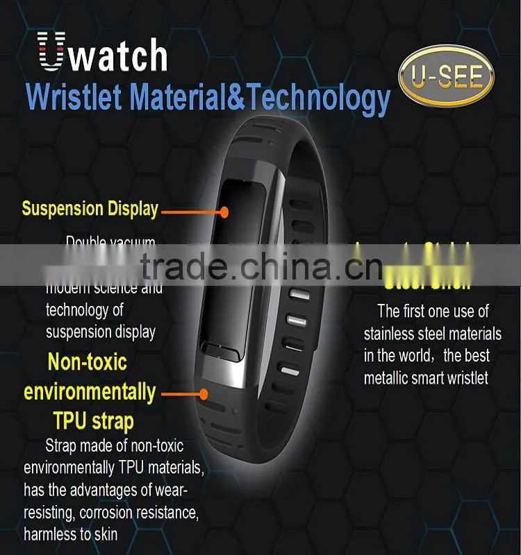 Bluetooth u9 smartwatch U See U Watch Wrist watch men & women watch For iPhone Samsung HTC Huawei Xiaomi Smartphone